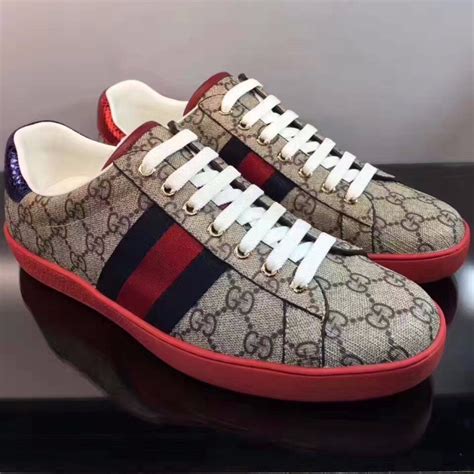 red gucci sneakers men's